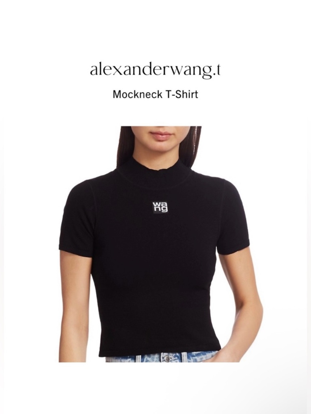Alexander Wang Mockneck T-Shirt